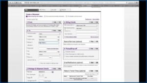Fedex International Air Waybill Form