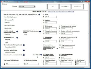 Fill Out 1099 Form