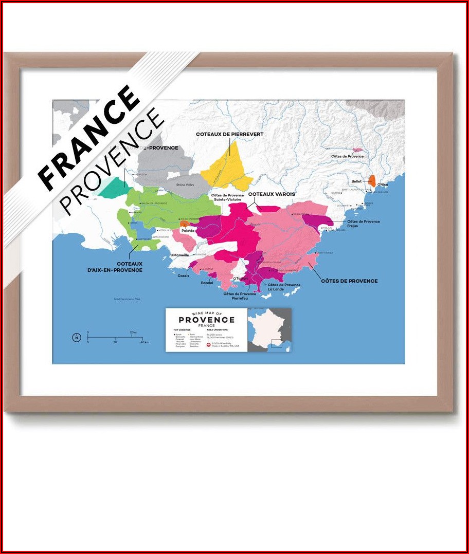 France Wine Appellations Map