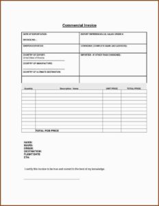 Free Blank Invoice Template Excel