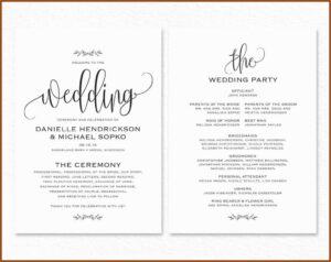 Free Editable Wedding Invitation Templates For Word
