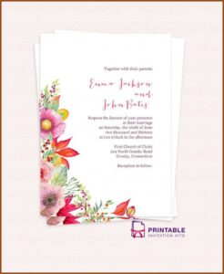 Free Editable Wedding Invitation Video Templates Free Download