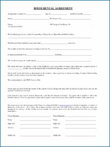 Free Roommate Application Form