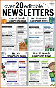Free Teacher Newsletter Templates Microsoft Word