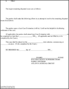 Fulton County Georgia Uncontested Divorce Forms