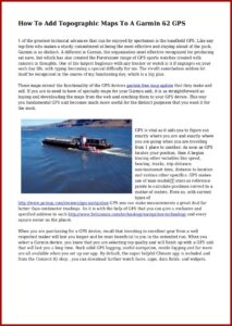 Gps Topographic Maps