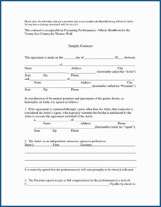 Independent Contractor Tax Form 1099