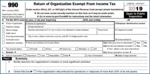 Irs Form 990 N 2019