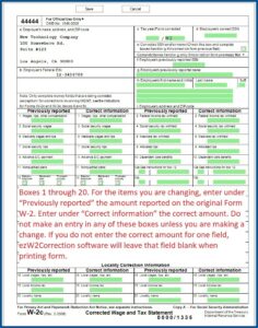 Irs Form W 2c Fillable