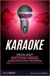 Karaoke Party Invitation Template