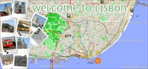 Lisbon Tourist Map Printable