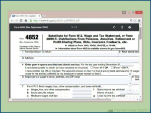 Lost Social Security W2 Form
