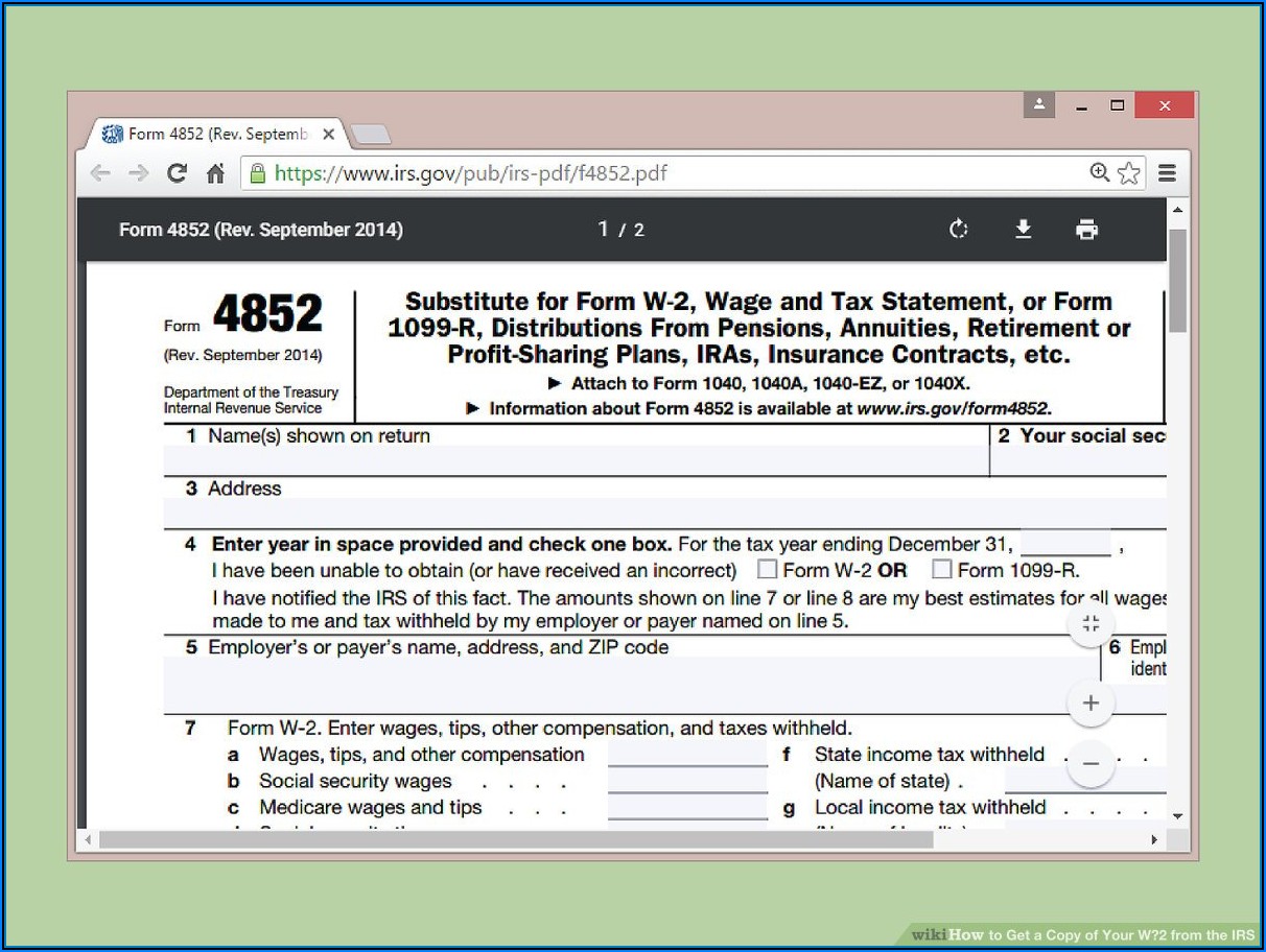 Lost Social Security W2 Form