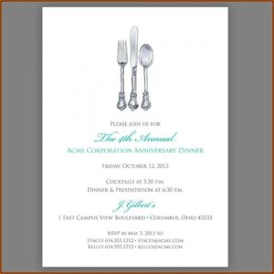 Luncheon Invitation Samples