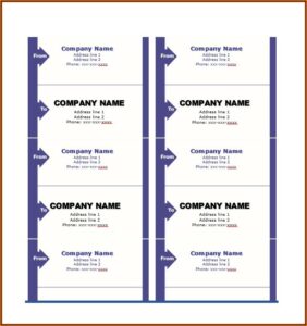 Mailing Label Templates