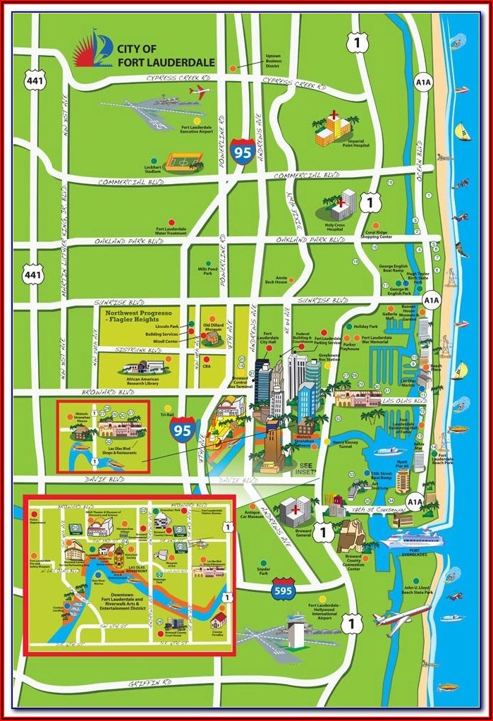 Map Of Fort Lauderdale Hotels