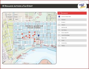 Map Of French Quarter Hotels And Restaurants