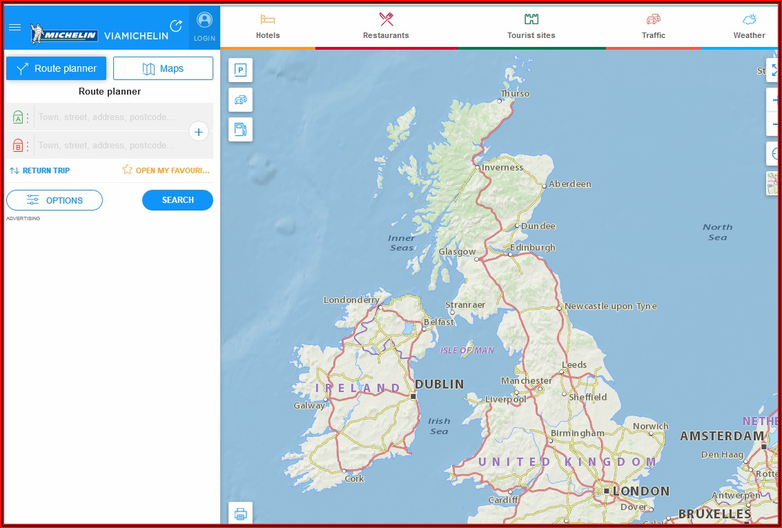 Michelin Route Maps Ireland