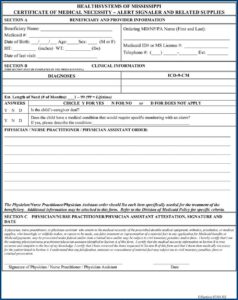 Mississippi Medicaid Wheelchair Evaluation Form