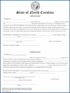 Notary Renewal Form Nc