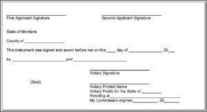 Notary Template Nc