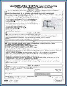 Passport Forms Renewal Uk