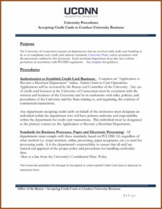 Pci Compliance Policy And Procedures Template