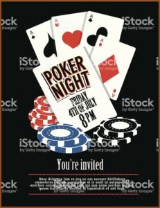 Poker Game Invitation Template