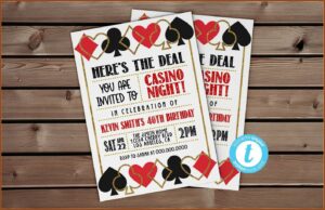 Poker Invitation Template Free Download