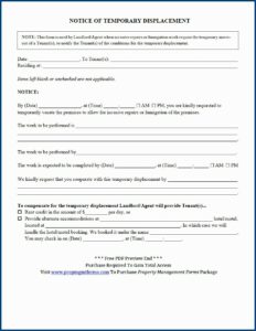 Property Management Forms Templates