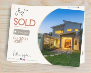 Real Estate Marketing Postcards Templates