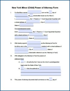 Revocation Of Power Of Attorney Template New York