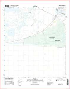 Sabine Lake Topographic Map