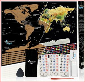 Scratch Travel Map Of The World