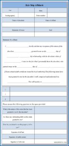 Texas Comptroller Affidavit Of Heirship Form