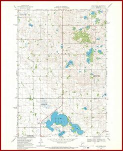 Topographic Lake Maps Mn
