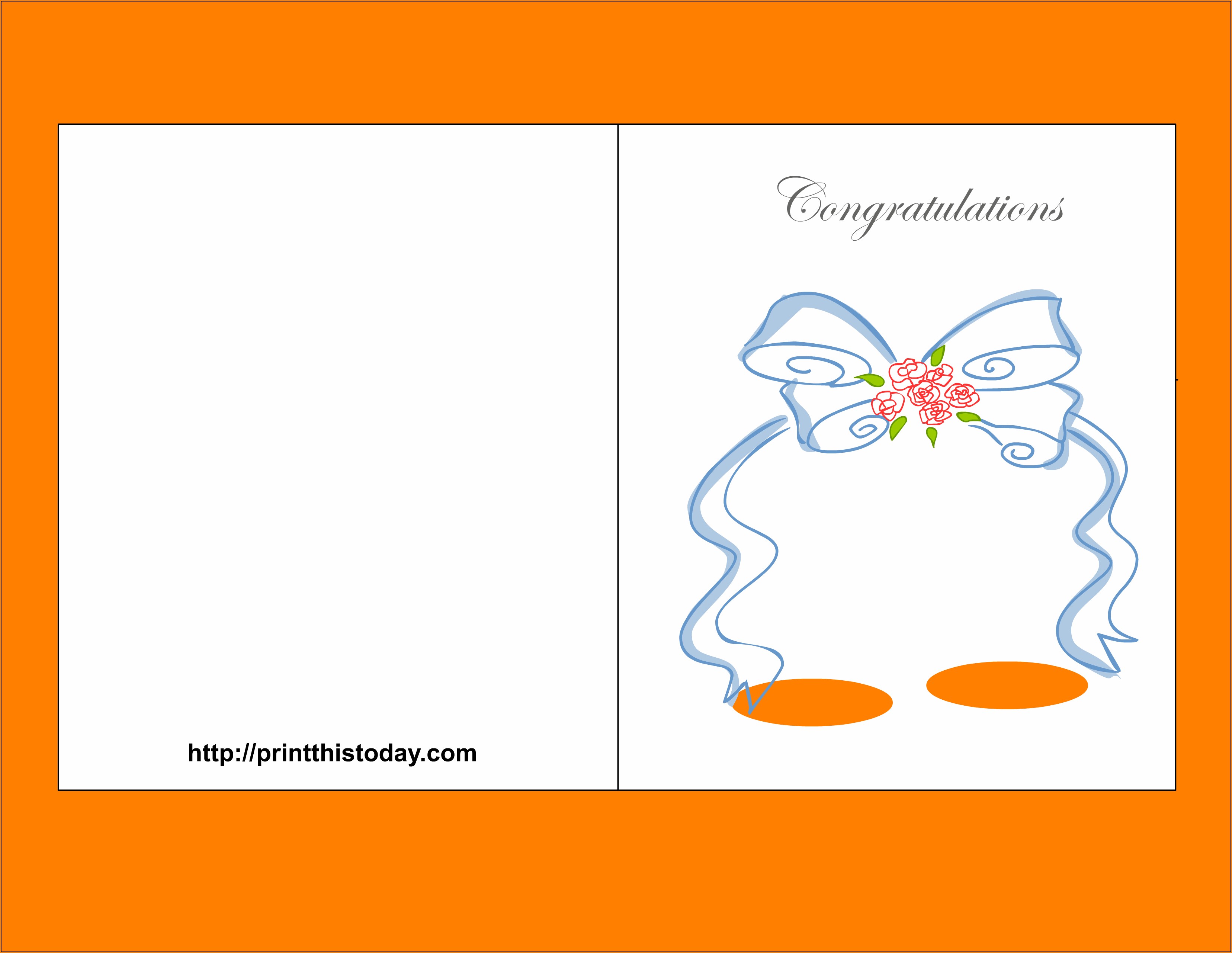 Wedding Congratulations Card Templates Free Download