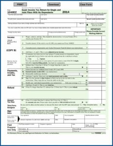Who Can Use The 1040ez Form