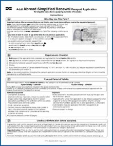 Www.passport Canada.gc.ca Renewal Form