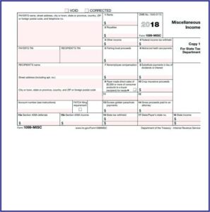 1099 Irs Tax Form