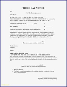 3 Day Eviction Notice Form California Pdf