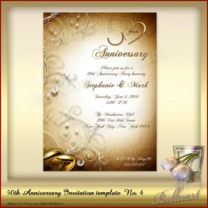 40th Anniversary Invitations Templates Free