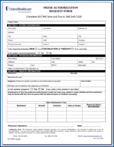 Aarp Medicare Complete United Healthcare Prior Authorization Form