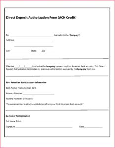 Ach Form Template Pdf