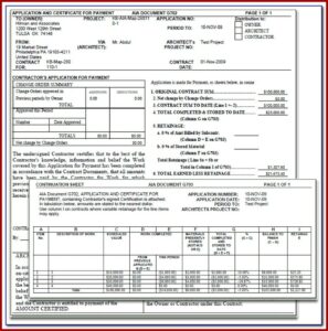 Aia Invoice Template