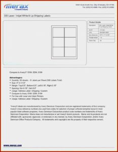 Avery 16 Sticker Template