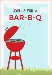 Bbq Invitation Template Word Free