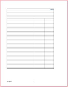 Blank Balance Sheet Form