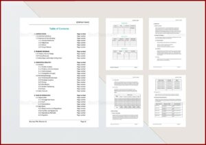 Business Plan Template For Mac Pages