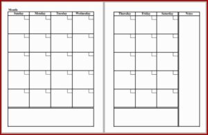 Calendar Planner Template